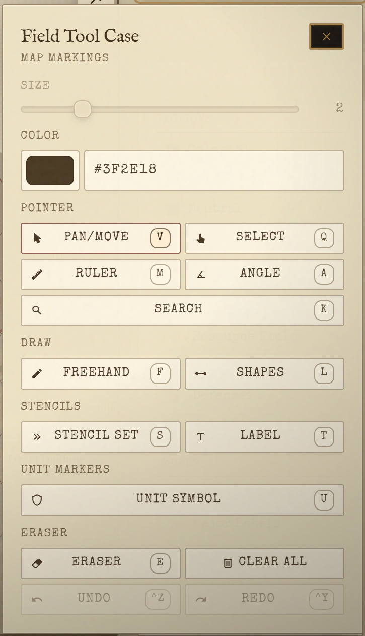 Map tools